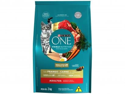 Ração Super Premium para Gato Purina One - Frango e Carne Adulto 2Kg