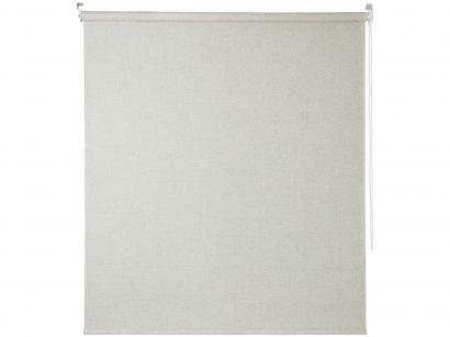 Persiana Rolô Tecido Bege 100x220cm - Evolux Linho