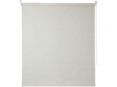 Persiana Rolô Tecido Bege 140x160cm - Evolux Soft Linho