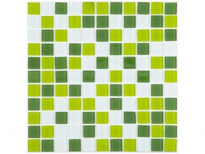 Pastilha de Vidro Mia Mosaic Mix 30x30cm Verde