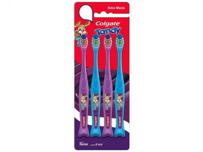 Escova de Dente Infantil Elmex Tandy - 4 Unidades