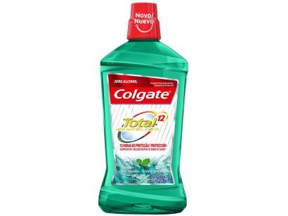 Enxaguante Bucal Colgate sem Álcool - Total 12 Professional Hálito Saudável 1L