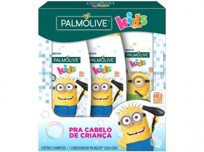 Kit Shampoo e Condicionador Infantil Palmolive - Kids Minions 350ml 2 Shampoos e 1 Condicionador