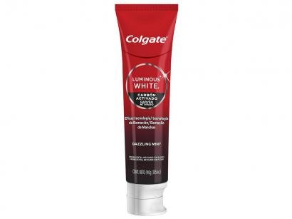 Creme Dental Clareador Colgate Luminous White - Carvão Ativado 140g
