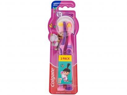 Escova de Dente Infantil Colgate Smiles - Agnes e Fluffy 2 Unidades