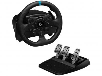Volante Gamer PS4 PS5 PC Logitech G - TRUEFORCE G923 com Pedal