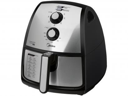 Fritadeira Elétrica sem Óleo/Air Fryer Midea FXA41 - Preto 4L com Timer