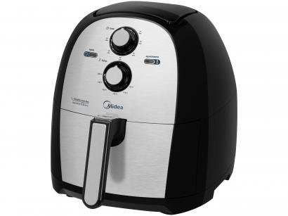 Fritadeira Elétrica sem Óleo/Air Fryer Mídea - FRA50S1 Preto 5,5L com Timer