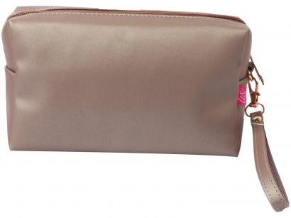 Necessaire Qualis NS2040 com Alça Marrom