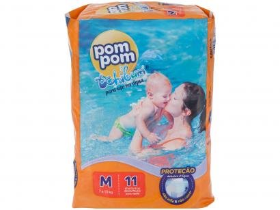 Fralda Pom Pom Tchibum Calça Tam. M - 7 a 13kg 11 Unidades