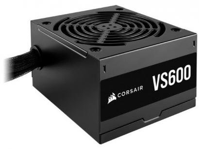 Fonte Gamer 600W Corsair ATX VS600 com Cabo - com Cabo