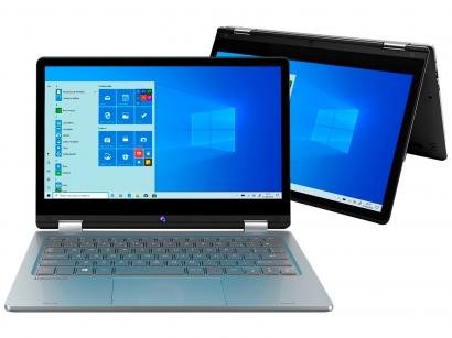Notebook 2 em 1 Positivo Duo C4128A-1 - Intel Celeron 4GB 128GB eMMC Touch Screen 11,6"