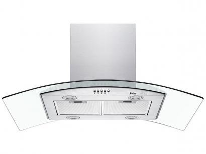 Coifa de Ilha Philco 6 Bocas com Vidro Curvo - 3 Velocidades PCO100I
