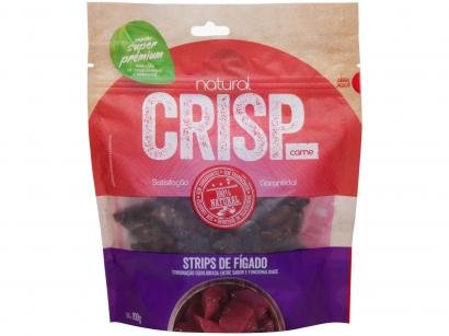 Petisco para Cachorro Adulto Natural Crisp - Strips de Fígado 100g