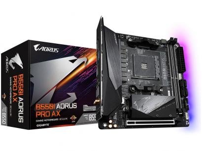 Placa Mãe Gigabyte B550I Aorus Pro AX 1.0 - AMD AM4 DDR4 Mini-ITX