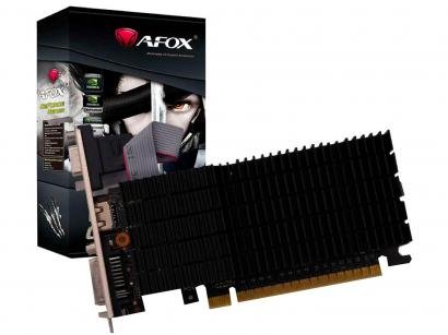 Placa de Vídeo Afox GeForce GT 710 1GB - GDDR3 64 bits AF710-1024D3L8-V2