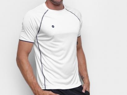 Camiseta Fitness e Musculação Olympikus - Colors Masculina Branca