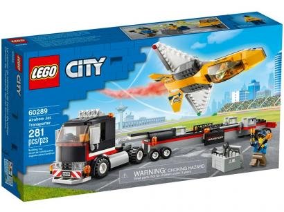 LEGO City Transportador de Avião de Acrobacias - Aéreas 281 Peças 60289
