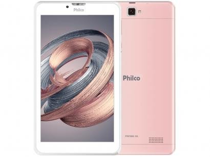 Tablet Philco PTB7SRG 7" 3G Wi-Fi 16GB - Android 9.0 Quad-Core Câmera Integrada