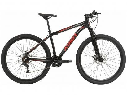 Mountain Bike Aro 29 Athor Premium Titan - Alumínio Freio a Disco 21 Marchas