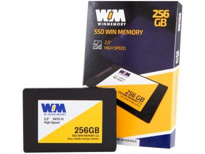 SSD 256GB WIN MEMORY SATA 2,5" Leitura 560MB/s - Gravação 540MB/s SWR256G