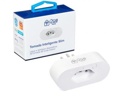 Adaptador de Tomada Inteligente 1 Saída 10A - Wi-Fi I2GO I2GWAL035