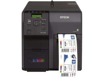 Impressora de Etiquetas Jato de Tinta Epson - ColorWorks TM-C7500G