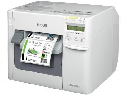 Impressora de Etiquetas Jato de Tinta Epson - ColorWorks TM-C3500