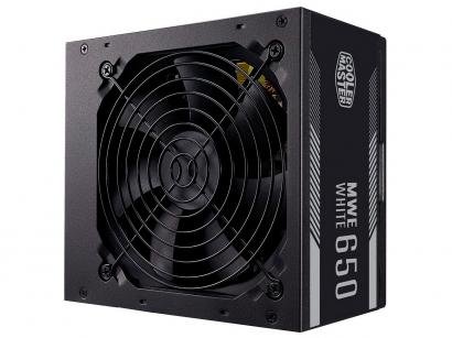 Fonte para PC 650W ATX Cooler Master - MWE 650 White V2 com Cabo