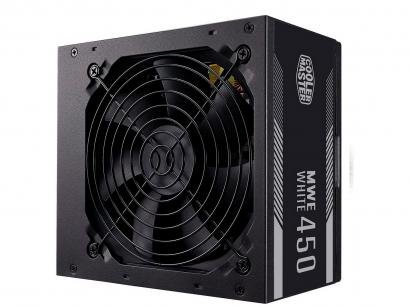 Fonte para PC 450W ATX Cooler Master - MWE 450 White V2 com Cabo