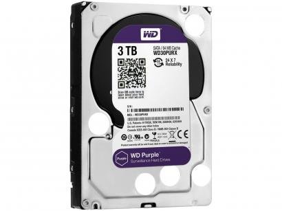 HD 3TB Western Digital Purple SATA III 7200RPM - WD30PURX