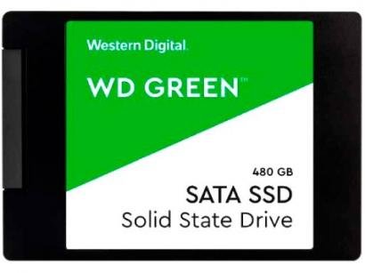 SSD 480GB Western Digital SATA 3.0 2,5" - Leitura 545MB/s e Gravação 430MB/s Green