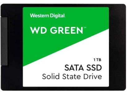 SSD 1TB Western Digital SATA 3.0 2,5" - Leitura 545MB/s e Gravação 430MB/s Green