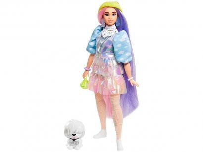 Boneca Barbie Fashionista Extra Cabelo 2 Cores - Mattel