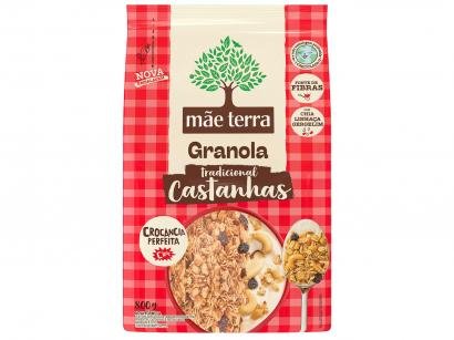 Granola Mãe Terra Integral Castanhas Brasileiras - Tradicional 800g