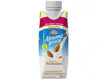 Bebida Vegetal de Amêndoas Almond Breeze - Baunilha Zero Açúcar 250ml