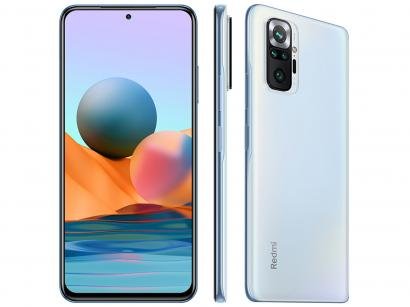 Smartphone Xiaomi Redmi Note 10 Pro 128GB Azul 4G+ - 6GB RAM Tela 6,67" Câm. Quádrupla + Selfie 16MP