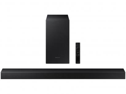Soundbar Samsung HW-T450/ZD com Subwoofer - Bluetooth 200W 2.1 Canais USB