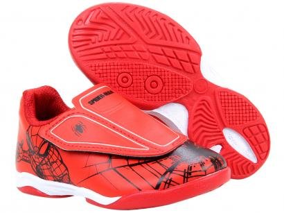 Chuteira Futsal Infantil Marvel Homem-Aranha I - Vermelha