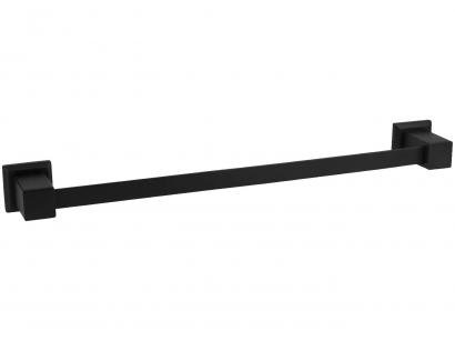 Porta-Toalha de Parede 51cm Preto Fosco - Black BL6030 Ducon Metais