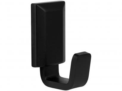 Porta-Toalha de Parede 5,5cm Preto Fosco - CB2040 Classic Black Ducon Metais