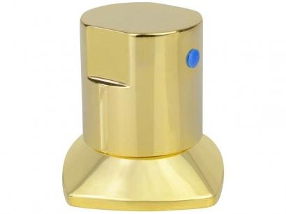 Acabamento para Registro Monocomando Chuveiro - Redondo Ducon Metais Gold C-44 1/2" e 3/4"