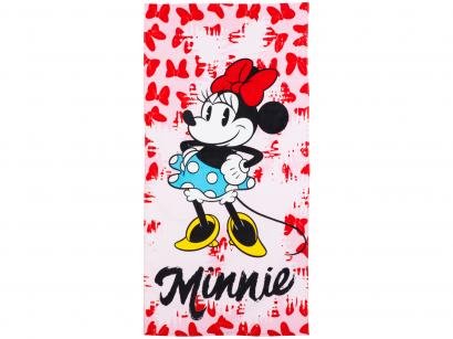 Toalha de Praia Döhler 100% Algodão Minnie