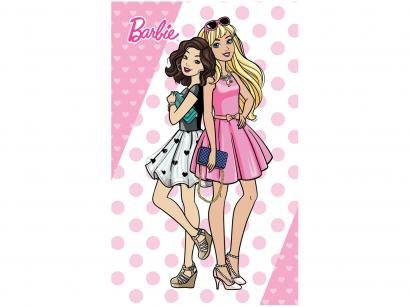 Toalha de Banho Infantil Döhler 100% Algodão - Barbie