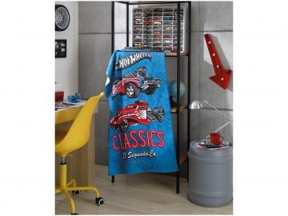 Toalha de Banho Infantil Döhler 100% Algodão - Hot Wheels