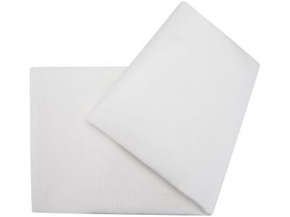 Toalha de Mesa Retangular Döhler Branca - 160x240cm Clear Passion Liso