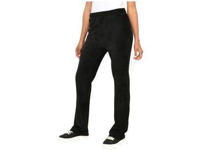Calça Canelada Hering K4BG Plush Feminina Preta