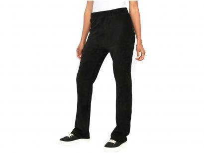 Calça Canelada Hering K4BG Plush Feminina Preta