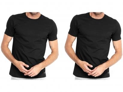 Kit 2 Camisetas Calvin Klein Básica Masculina
