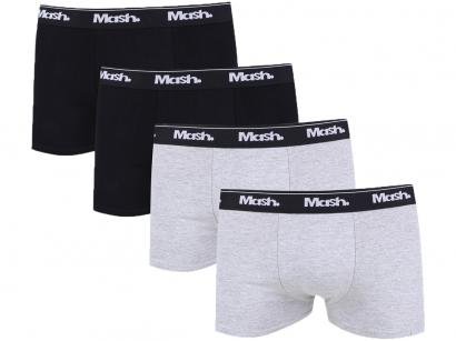 Kit 4 Cuecas Boxer Mash Algodão